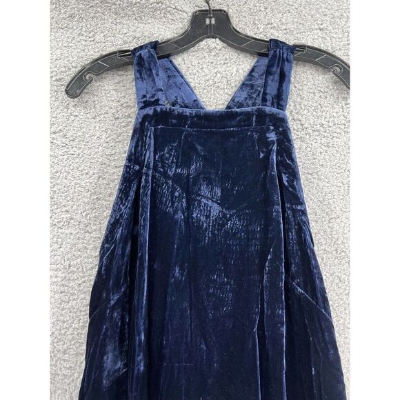 Anthropologie Velvet Purple Midi Dress Size Medium - Picture 4 of 12